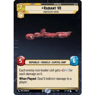 488 - Radiant VII - Ambassadors Arrival - Unit - Hyperspace