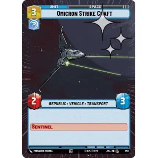 798 - Omicron Strike Craft - Unit - Hyperspace Foil