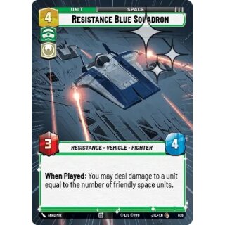 836 - Resistance Blue Squadron - Unit - Hyperspace Foil