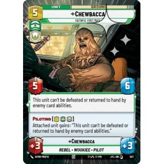 837 - Chewbacca - Faithful First Mate - Unit - Hyperspace Foil
