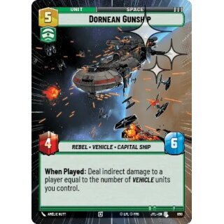 850 - Dornean Gunship - Unit - Hyperspace Foil