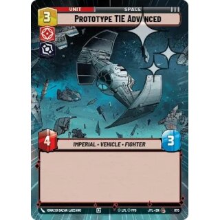 870 - Prototype TIE Advanced - Unit - Hyperspace Foil