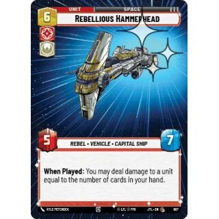 887 - Rebellious Hammerhead - Unit - Hyperspace Foil