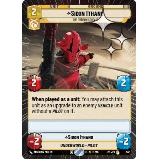 947 - Sidon Ithano - The Crimson Corsair - Unit - Hyperspace Foil