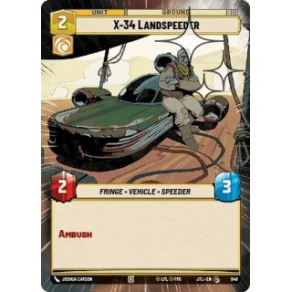 948 - X-34 Landspeeder - Unit - Hyperspace Foil