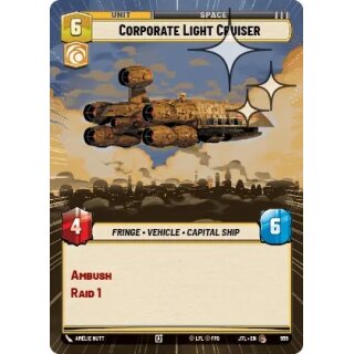 959 - Corporate Light Cruiser - Unit - Hyperspace Foil