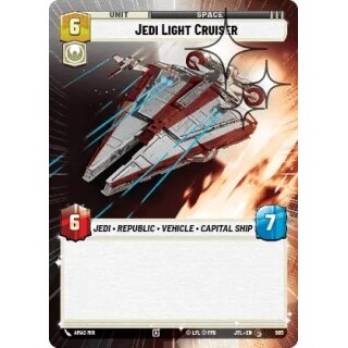 985 - Jedi Light Cruiser - Unit - Hyperspace Foil