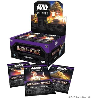 Star Wars: Unlimited - Meister der Intrige - Booster Display (24) - DE