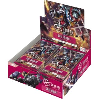 Gundam Card Game: GD02 - Dual Impact - Booster Display (24) - EN