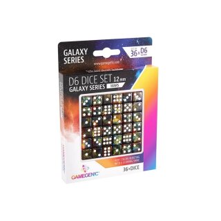 Gamegenic: Galaxy Series D6 12mm - Dice Set (36) - Mars