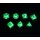 Gamegenic: Glow Series - Venom Stones - RPG Dice Set