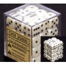 Chessex: Opaque - D6 Set (36) - Ivory/Black