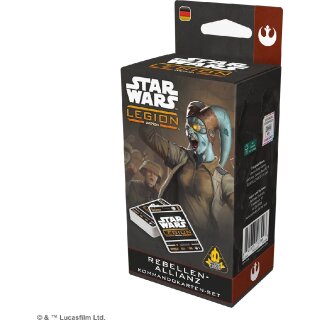 Star Wars: Legion - Kommandokarten Set - Rebellen-Allianz - DE