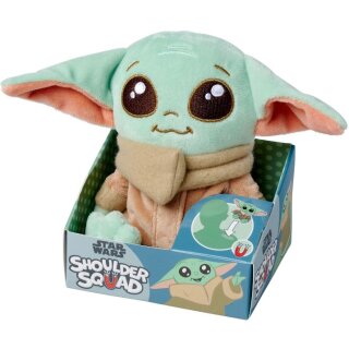 Star Wars: The Mandalorian - Plüschfigur Grogu Shoulder Rider 12 cm
