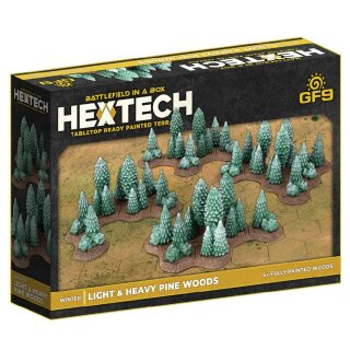 HexTech: Battlefield in a Box - Winter Light and Heavy Pine Woods