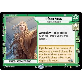 007 - Avar Kriss - Marshal of Starlight - Leader