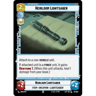 053 - Heirloom Lightsaber - Upgrade