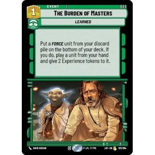125 - The Burden of Masters - Event