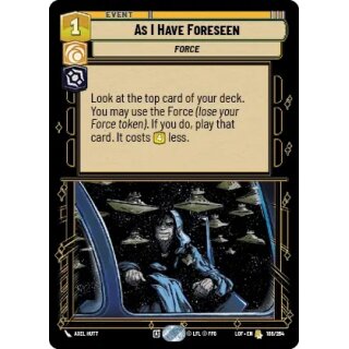 188 - As I Have Foreseen - Event