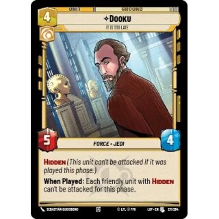 211 - Dooku - It Is Too Late - Unit