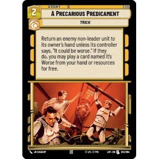 222 - A Precarious Predicament - Event