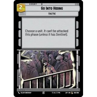 262 - Go Into Hiding - Event