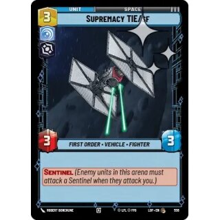536 - Supremacy TIE/sf - Unit - Foil
