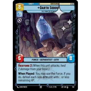 541 - Darth Sidious - The Phantom Menace - Unit - Foil