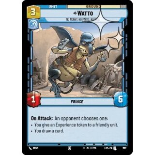 567 - Watto - No Money, No Parts, No Deal - Unit - Foil