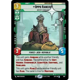 607 - Oppo Rancisis - Ancient Councilor - Unit - Foil