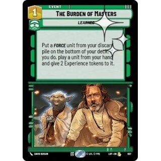 627 - The Burden of Masters - Event - Foil