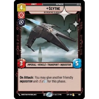 637 - Scythe - Intimidating Silhouette - Unit - Foil