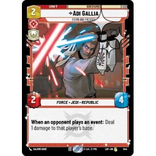644 - Adi Gallia - Stern and Focused - Unit - Foil