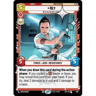 650 - Rey - With Palpatines Power - Unit - Foil