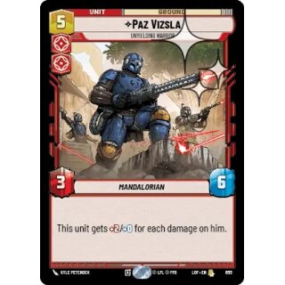 655 - Paz Vizsla - Unyielding Warrior - Unit - Foil