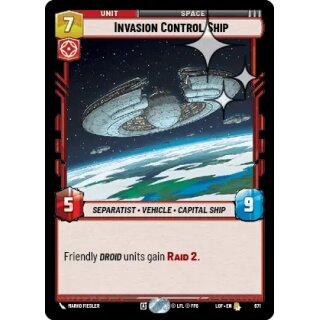 671 - Invasion Control Ship - Unit - Foil