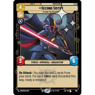 686 - Second Sister - Seeking the Holocron - Unit - Foil