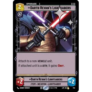 740 - Darth Revans Lightsabers - Upgrade - Foil