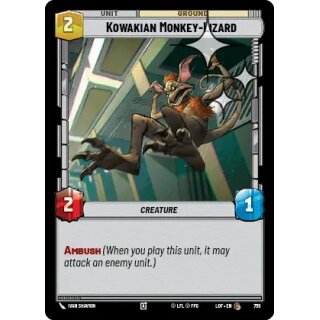 759 - Kowakian Monkey-Lizard - Unit - Foil