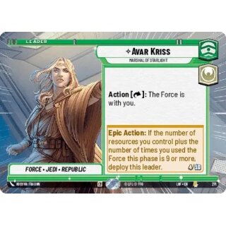 271 - Avar Kriss - Marshal of Starlight - Leader - Hyperspace