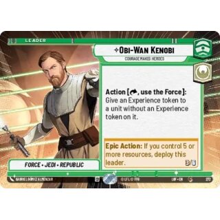 272 - Obi-Wan Kenobi - Courage Makes Heroes - Leader - Hyperspace