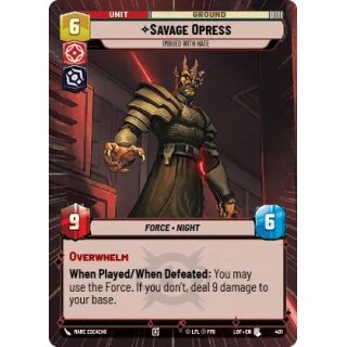 401 - Savage Opress - Imbued With Hate - Unit - Hyperspace