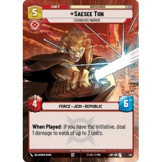 431 - Saesee Tiin - Courageous Warrior - Unit - Hyperspace