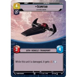 497 - Scimitar - Sith Infiltrator - Unit - Hyperspace