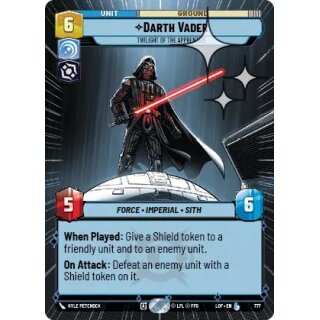 777 - Darth Vader - Twilight of the Apprentice - Unit - Hyperspace Foil