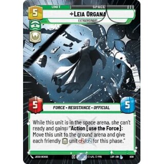 838 - Leia Organa - Extraordinary - Unit - Hyperspace Foil