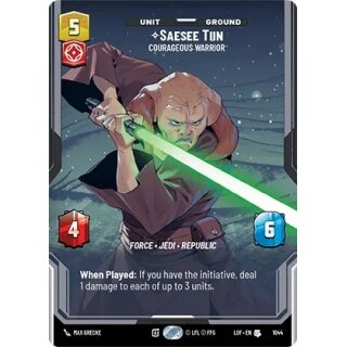 1044 - Saesee Tiin - Courageous Warrior - Unit - Prestige