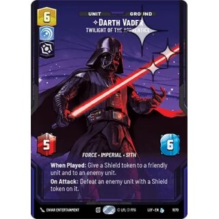 1070 - Darth Vader - Twilight of the Apprentice - Unit - Prestige Foil