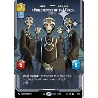 1087 - Priestesses of the Force - Eternal - Unit - Prestige Foil