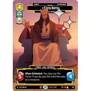 1100 - Eeth Koth - Spiritual Warrior - Unit - Prestige Foil